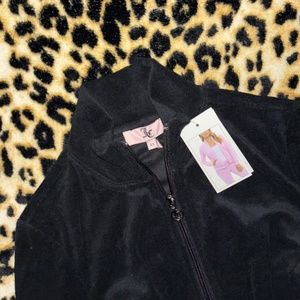 juicy couture mock neck zip up